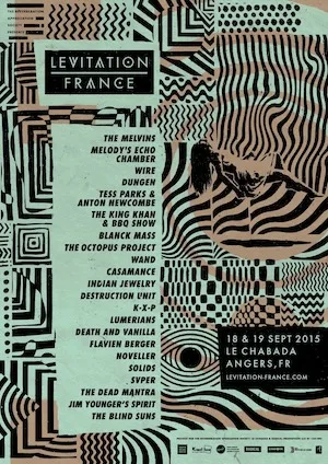 LEVITATION FRANCE 2015 Lineup poster image