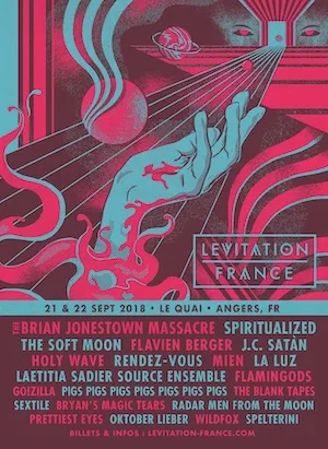 LEVITATION FRANCE 2018 Lineup poster image