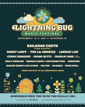 Lightning Bug Music Festival 2022 Lineup poster image