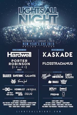 Lights All Night Dallas 2015 Lineup poster image
