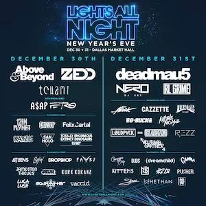 Lights All Night Dallas 2016 Lineup poster image
