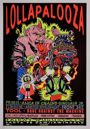 Lollapalooza 1993 Lineup poster image