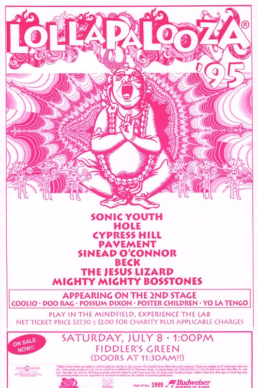 Lollapalooza 1995 Lineup | Grooveist