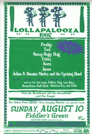 Lollapalooza 1997 Lineup poster image