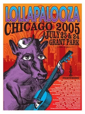 Lollapalooza 2005 Lineup poster image