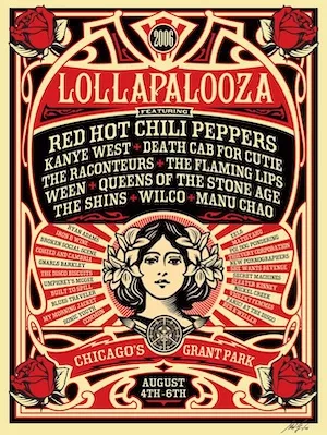 Lollapalooza 2006 Lineup poster image