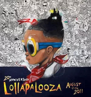 Lollapalooza 2011 Lineup poster image