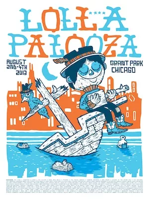 Lollapalooza 2013 Lineup poster image