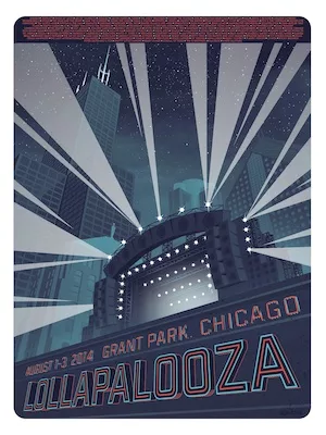 Lollapalooza 2014 Lineup poster image