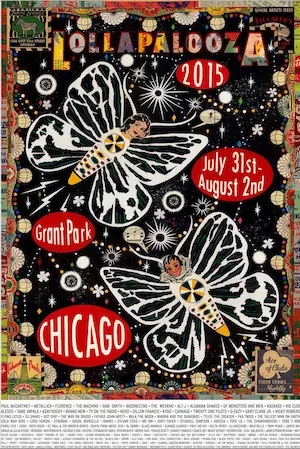 Lollapalooza 2015 Lineup poster image