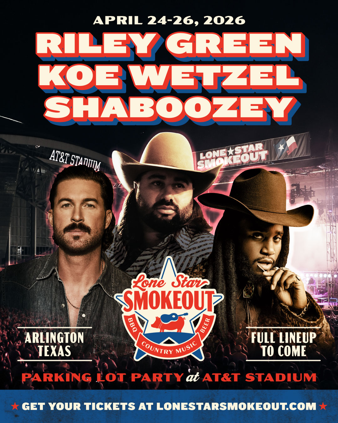 Lone Star Smokeout 2026 lineup poster