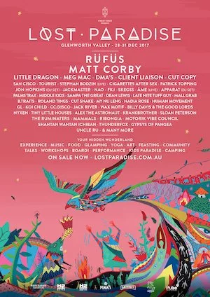 Lost Paradise 2017 Lineup poster image
