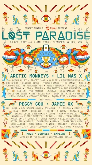 Lost Paradise 2022 Lineup poster image