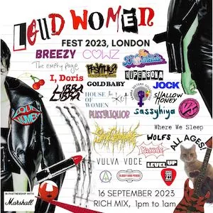 LOUD WOMEN Fest 2023 Lineup poster image