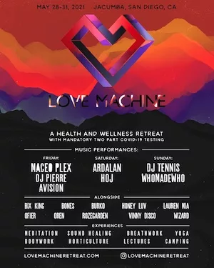 Love Machine Spring Retreat 2021 Lineup poster image