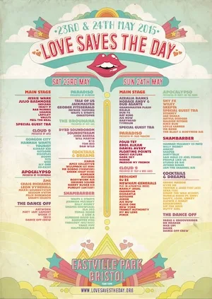 Love Saves The Day 2015 Lineup poster image