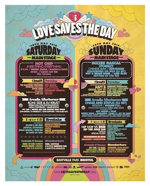 Love Saves The Day 2016 Lineup poster image