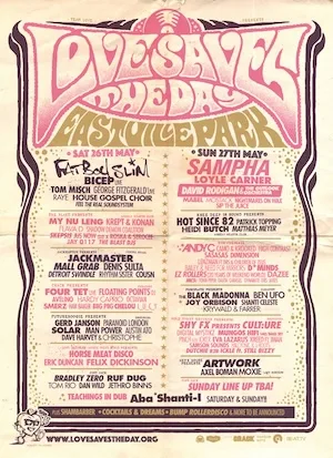 Love Saves The Day 2018 Lineup poster image