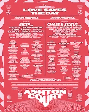 Love Saves The Day 2022 Lineup poster image