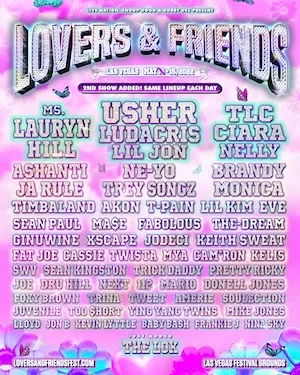 Lovers & Friends Fest 2022 Lineup poster image