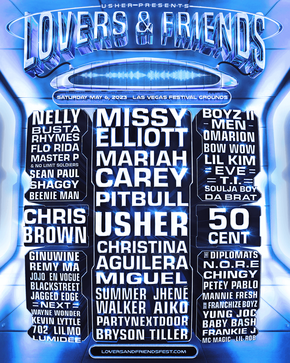 Lovers & Friends Fest 2023 Lineup poster image