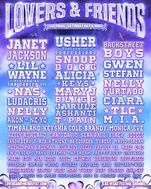 Lovers & Friends Fest 2024 Lineup poster image