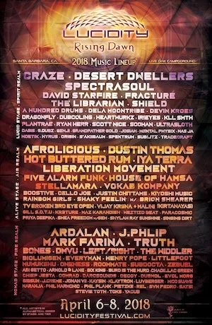 Lucidity Festival 2018 Lineup poster image