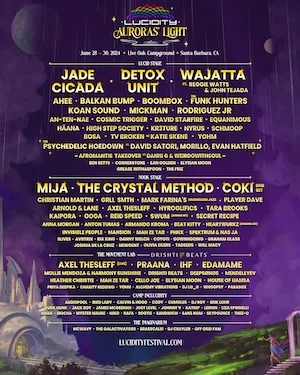 Lucidity Festival 2024 Lineup poster image