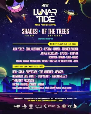 Lunar Tide Music & Arts Festival 2023 Lineup poster image