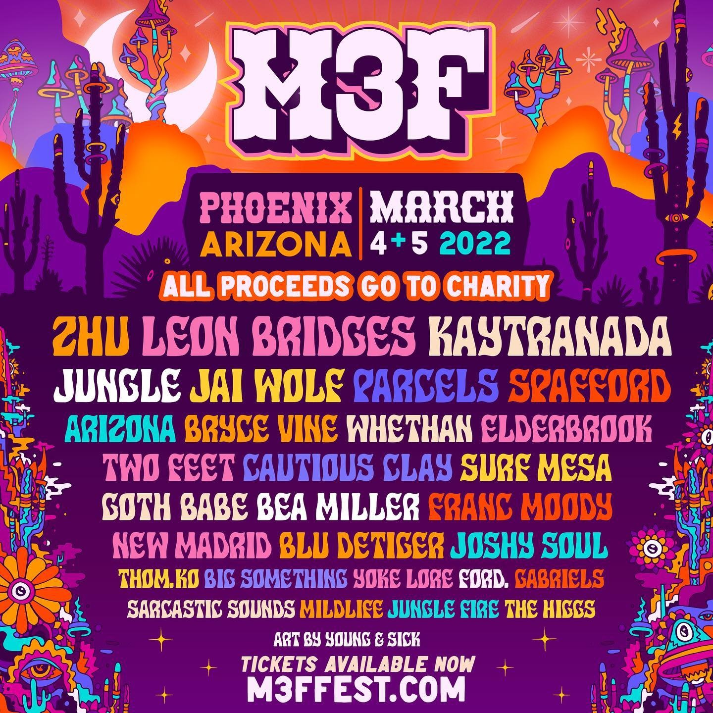 M3F Fest 2022 lineup poster