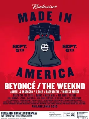 Made In America Festival 2015 Lineup poster image