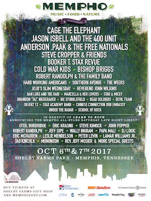 Mempho Music Festival 2017 Lineup poster image