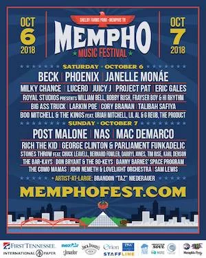 Mempho Music Festival 2018 Lineup poster image