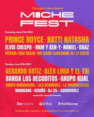 Miche Fest 2023 Lineup poster image