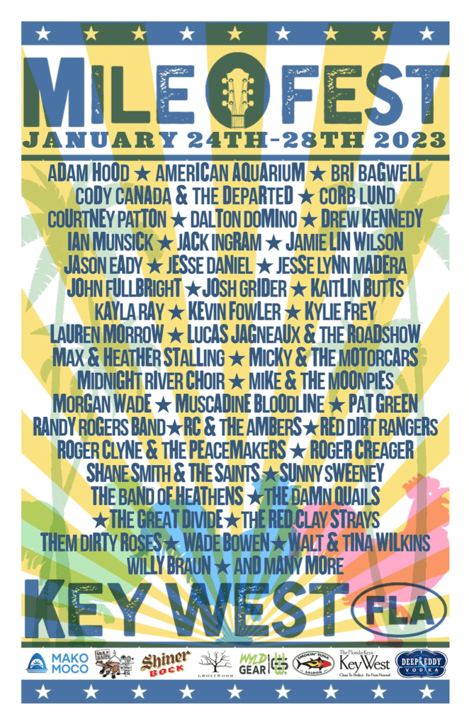 mile 0 fest 2023 lineup poster