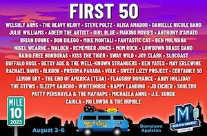 Mile of Music Festival 2023 Lineup poster image