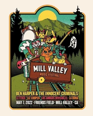 Mill Valley Music Festival 2022 Lineup poster image