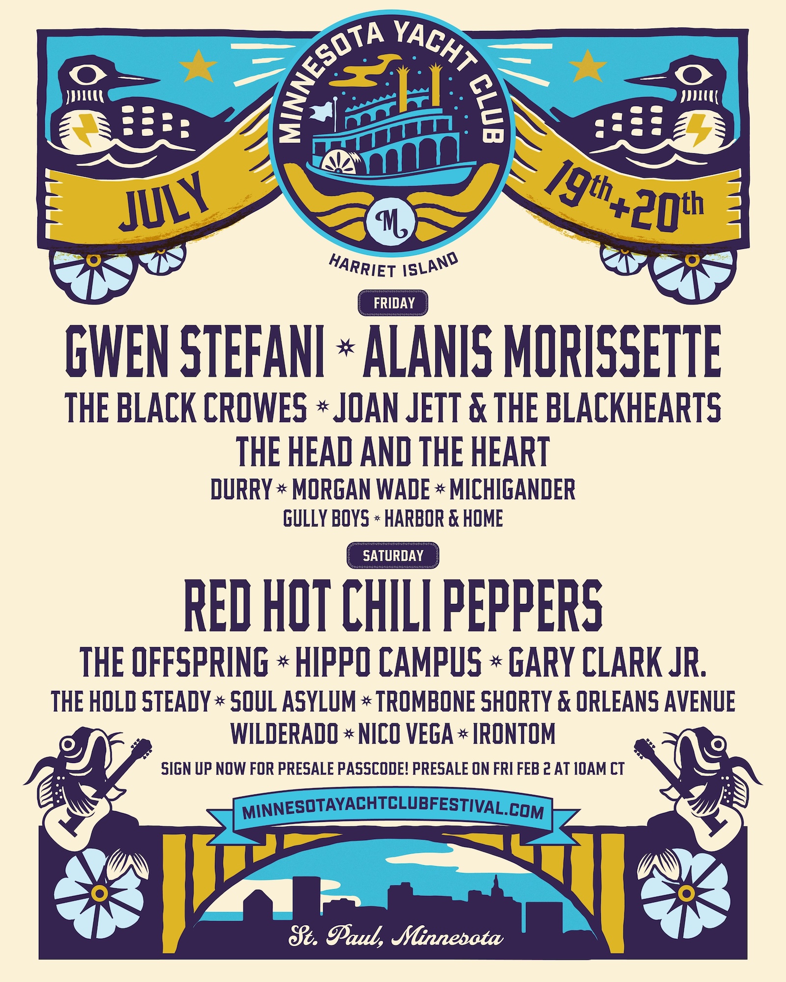 Minnesota Yacht Club Festival 2024 Lineup Grooveist