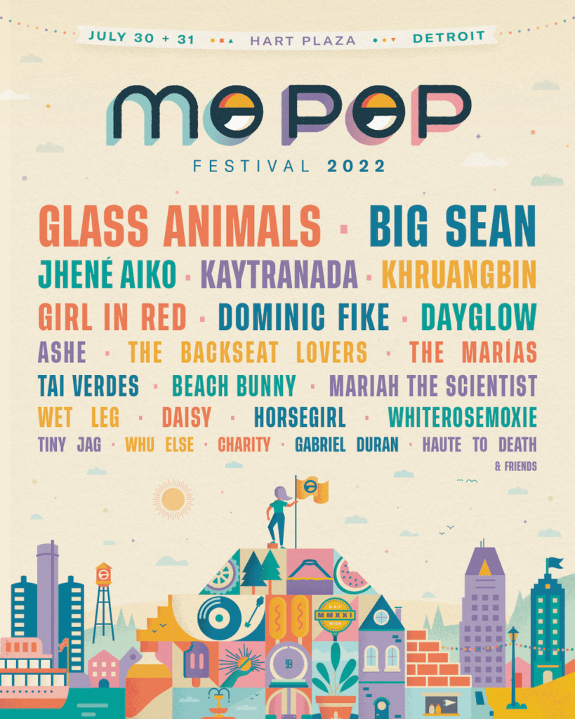 mo pop festival 2022 lineup poster