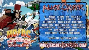 MONSTERS OF ROCK CRUISE 2021 Lineup poster image