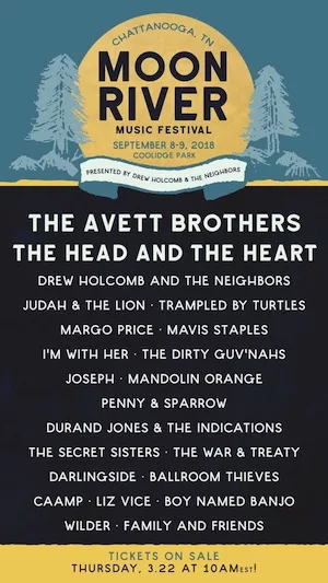 Moon River Festival 2018 Lineup poster image