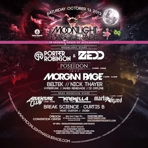 Moonlight Masquerade 2012 Lineup poster image