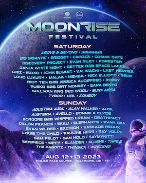 Moonrise Festival 2023 Lineup poster image