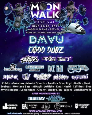 Moonwalk Festival 2021 Lineup poster image