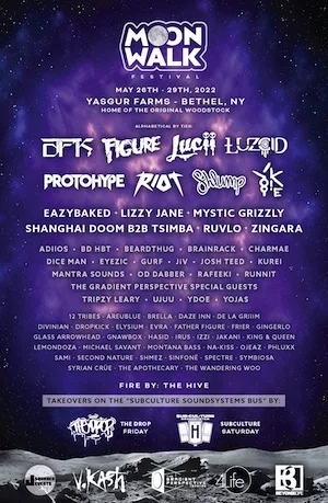 Moonwalk Festival 2022 Lineup poster image