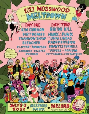 Mosswood Meltdown 2022 Lineup poster image