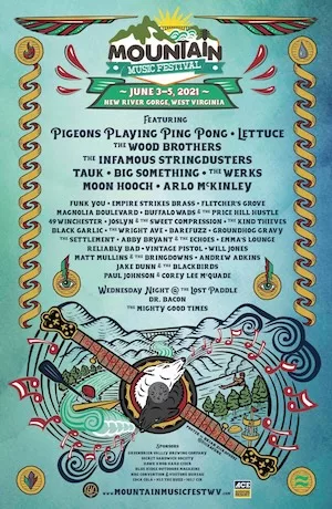 Mountain Music Festival 2021 Lineup poster image