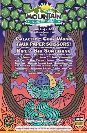Mountain Music Festival 2022 Lineup poster image