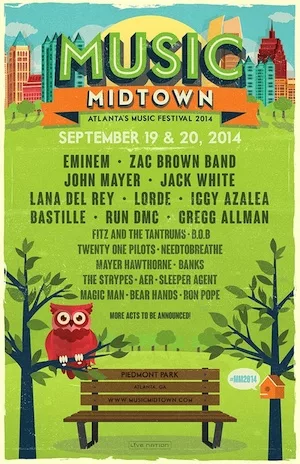 Music Midtown 2014 Lineup poster image