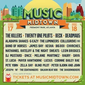 Music Midtown 2016 Lineup poster image